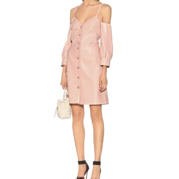 Nanushka Shreya Dress in Rose - Picture 2 of 10